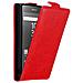Custodia Compatibile Con Sony Xperia Z5 Compact In Rosso Mela - Coperchio Protettivo In Design Flip Con Chiusura Magnetica - Foto miniatura 4