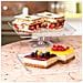 Alzatina Per Dolci Madlen In Vetro, 23,5x23,5 Cm Trasparente - Foto miniatura 6