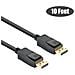 Displayport A Displayport 3m Cavo Dp A Dp Maschio A Maschio Cavo Placcati In Oro Cavo Supporti 4k 60hz 2k 144hz Compatibile Per Lenovo Dell Hp Asus E Altro - Foto miniatura 1