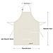 2 Confezioni Grembiule Da Cucina Impermeabile Regolabile Chef Grembiule Con Tasche Per La Casa Ristorante Artigianato Giardino Barbecue Scuola Coffee House Grembiule Uomo Donna - Foto miniatura 2