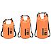 Borsa Impermeabile Con Cerniera Arancione 20 L In Pvc - Foto miniatura 2