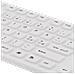 Tastiera Deltaco In Silicone, Ip68, Full Size, 105 Tasti, Bianca - Foto miniatura 3