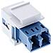 89988A cavo di interfaccia e adattatore 2x LC Blu, Bianco - Foto miniatura 2