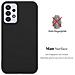 Custodia Compatibile Con Samsung Galaxy A33 5g In Candy Nero - Coperchio Protettivo In Silicone Tpu Flessibile - Foto miniatura 2