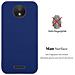 Custodia Compatibile Con Motorola Moto C Plus In Candy Blu Scuro - Coperchio Protettivo In Silicone Tpu Flessibile - Foto miniatura 2