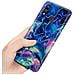 Custodia Compatibile Con Huawei P20 Lite In Marmo Rosa Blu No. 17 - Coperchio Protettivo In Silicone Tpu Con Motivo A Mosaico - Foto miniatura 5