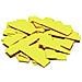 Slowfall Confetti Rectangular 55x18mm, Yellow, 1kg - Foto miniatura 1