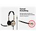 Cs100i Cuffie Cablata Con Microfono A Cancellazione Del Rumore, Per Ufficio Video Call Beige - Foto miniatura 6