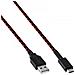 Pdp 500-211-eu Cavo Usb 2,4 M Usb A Usb C Nero, Rosso - Foto miniatura 1