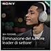 WH-1000XM5 Cuffie Wireless con Noise Cancelling - Batteria fino a 30 ore - Around-ear - Con Alexa e Google Assistant - Con microfono integrato per telefonate - Argento - Foto miniatura 7
