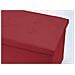 Pouf Contenitore Imbottito Pieghevole In Ecopelle Modello Double Colore Bordeaux - Foto miniatura 2