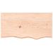 Piano Bagno 80x40x (2-6) cm in Legno Massello Non Trattato - Foto miniatura 3