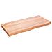 Ripiano Muro Marrone 100x50x (2-6) cm Massello Rovere Trattato - Foto miniatura 1