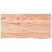 Ripiano Muro Marrone 100x50x (2-6) cm Massello Rovere Trattato - Foto miniatura 2