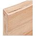 Ripiano Muro Marrone 100x50x (2-6) cm Massello Rovere Trattato - Foto miniatura 3