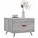 Tavolini Salotto 2pz Grigio Sonoma 50x50x40cm Legno Multistrato - Foto miniatura 3