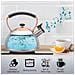 I-bronze Bollitore A Induzione Con Fischio, 2,5l Acciaio Inox., Retro, Manico Cool Touch Inox / Bronzo - Foto miniatura 4