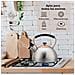 I-bronze Bollitore A Induzione Con Fischio, 2,5l Acciaio Inox., Retro, Manico Cool Touch Inox / Bronzo - Foto miniatura 2