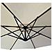 Ombrellone da Giardino ASTER con Protezione UV, Colore Beige, 300x300x45 cm - Foto miniatura 5