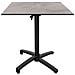 Tavolo Da Terrazza Pieghevole In Compact Hpl Decoro Grigio Pietra 70 X 70 - Foto miniatura 1