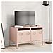 Mobile Tv Rosa 68x39x43,5cm In Acciaio Laminato A Freddo - Foto miniatura 6