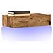 Mobili Porta TV con Luci LED 2 pz Legno Antico 60x35x15,5 cm - Foto miniatura 2