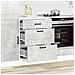 Base Da Cucina Kalmar Grigio Cemento In Legno Multistrato - Foto miniatura 10