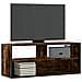 Mobile Tv Rovere Fumo 100x31x39,5cm Legno Multistrato E Metallo - Foto miniatura 1