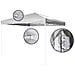 Tetto di Ricambio Impermeabile Anti UV per Gazebo 3x3 Richiudibile, Telo di Copertura, Top Cover per Gazebo Pop Up - Foto miniatura 3
