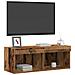 Armadi per TV  con luci LED 2 pz Legno antico 80x30x30 cm - Foto miniatura 7