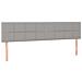 Giroletto a Molle con Materasso Grigio Chiaro180x200 cm Tessuto - Foto miniatura 6