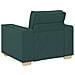 Poltrona Divano Verde Scuro 60 cm Tessuto - Foto miniatura 6