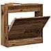 Cabinet per scarpe in legno vecchio 60x21x57 cm in legno ingegnerizzato - Foto miniatura 3