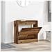 Cabinet per scarpe in legno vecchio 60x21x57 cm in legno ingegnerizzato - Foto miniatura 4