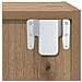 Mobiletti TV a parete 2 pcs rovere artigianale 37 x 37 x 107 cm - Foto miniatura 7