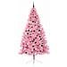 Albero di Natale artificiale con luci integrate Rosa 240 cm PVC - Foto miniatura 4