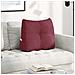 Cuscino per Schiena Rosso Vino 60 x 24 x 50 cm Tessuto - Foto miniatura 2