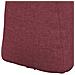 Cuscino per Schiena Rosso Vino 60 x 24 x 50 cm Tessuto - Foto miniatura 9