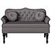 Panca Chesterfield Grigio 120,5 x 65 x 75 cm Pelle Sintetica - Foto miniatura 4