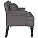 Panca Chesterfield Grigio 120,5 x 65 x 75 cm Pelle Sintetica - Foto miniatura 5