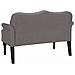 Panca Chesterfield Grigio 120,5 x 65 x 75 cm Pelle Sintetica - Foto miniatura 6