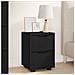Comodini 2 pcs Nero 30,5 x 30 x 43 cm Legno multistrato - Foto miniatura 4