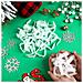 50 Pezzi Ganci Per Luci Natalizie, Clip In Plastica Per Grondaie, Supporti Per Luci Da Esterno Transparent - Foto miniatura 3
