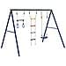 Set Gioco da Esterno con Altalena,Trapezio e Scala - Foto miniatura 5