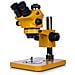 Mikroscopio Stereoscopico Trinoculare Sirius Pro Mssp-t-ps1-o - Zoom 7-50x | Oculare Wf10x / 22 | Sistema Ottico Greenough | Colore Arancione - Foto miniatura 2
