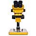 Mikroscopio Stereoscopico Trinoculare Sirius Pro Mssp-t-ps1-o - Zoom 7-50x | Oculare Wf10x / 22 | Sistema Ottico Greenough | Colore Arancione - Foto miniatura 6