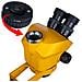 Mikroscopio Stereoscopico Trinoculare Sirius Pro Mssp-t-ps1-o - Zoom 7-50x | Oculare Wf10x / 22 | Sistema Ottico Greenough | Colore Arancione - Foto miniatura 7