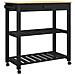 Carrello da Cucina MONZA Nero 84 x 40 x 88,5 cm - Foto miniatura 1