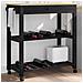 Carrello da Cucina MONZA Nero 84 x 40 x 88,5 cm - Foto miniatura 3