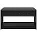 Panca per ingresso con cuscino Rovere Nero 83 x 38 x 45 cm - Foto miniatura 5